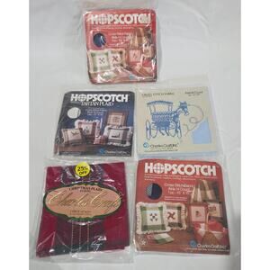 Lot of 5 different Cross Stitch Fabrics New in Packaging